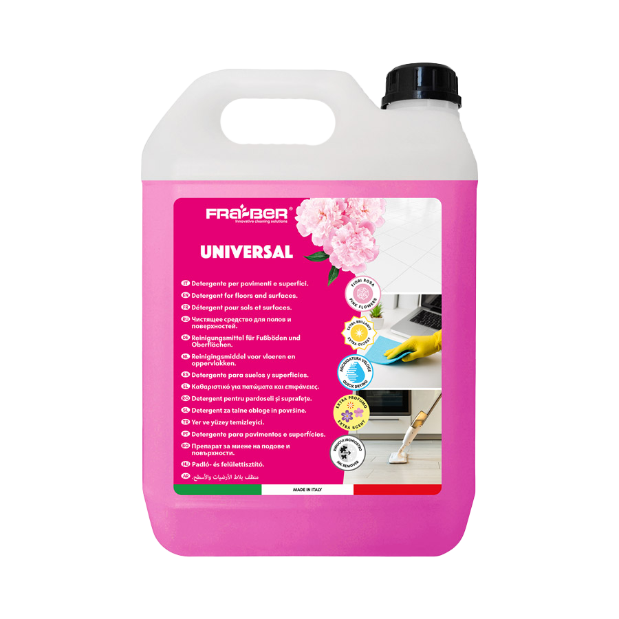 Universal Pink Flowers 4,54L – univerzális illatosított felmosó- és tisztítószer