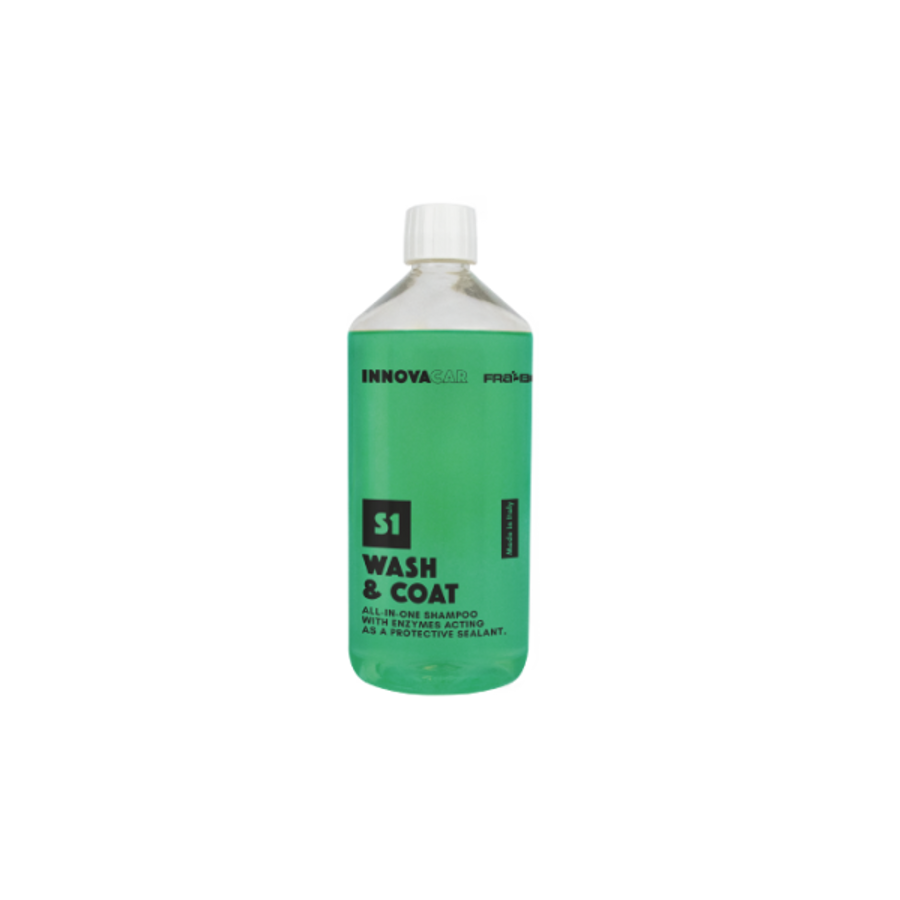 S1 Wash&Coat 1000ml – SiO tartalmú pH semleges enzymtechnológiás sampon