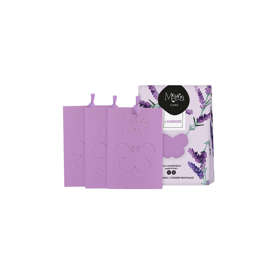 MARTA KIT CARD 3DB – LAVENDER autó és lakásillatosító