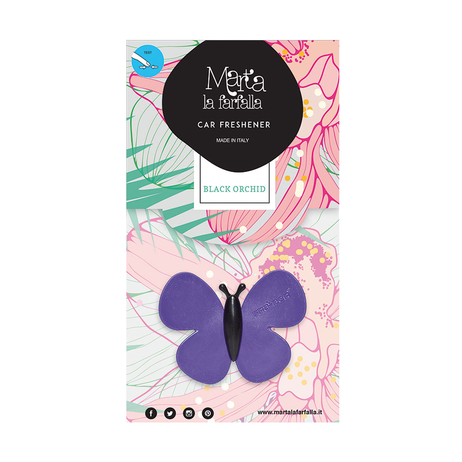 MARTA LA FARFALLA – BLACK ORCHID autóillatosító